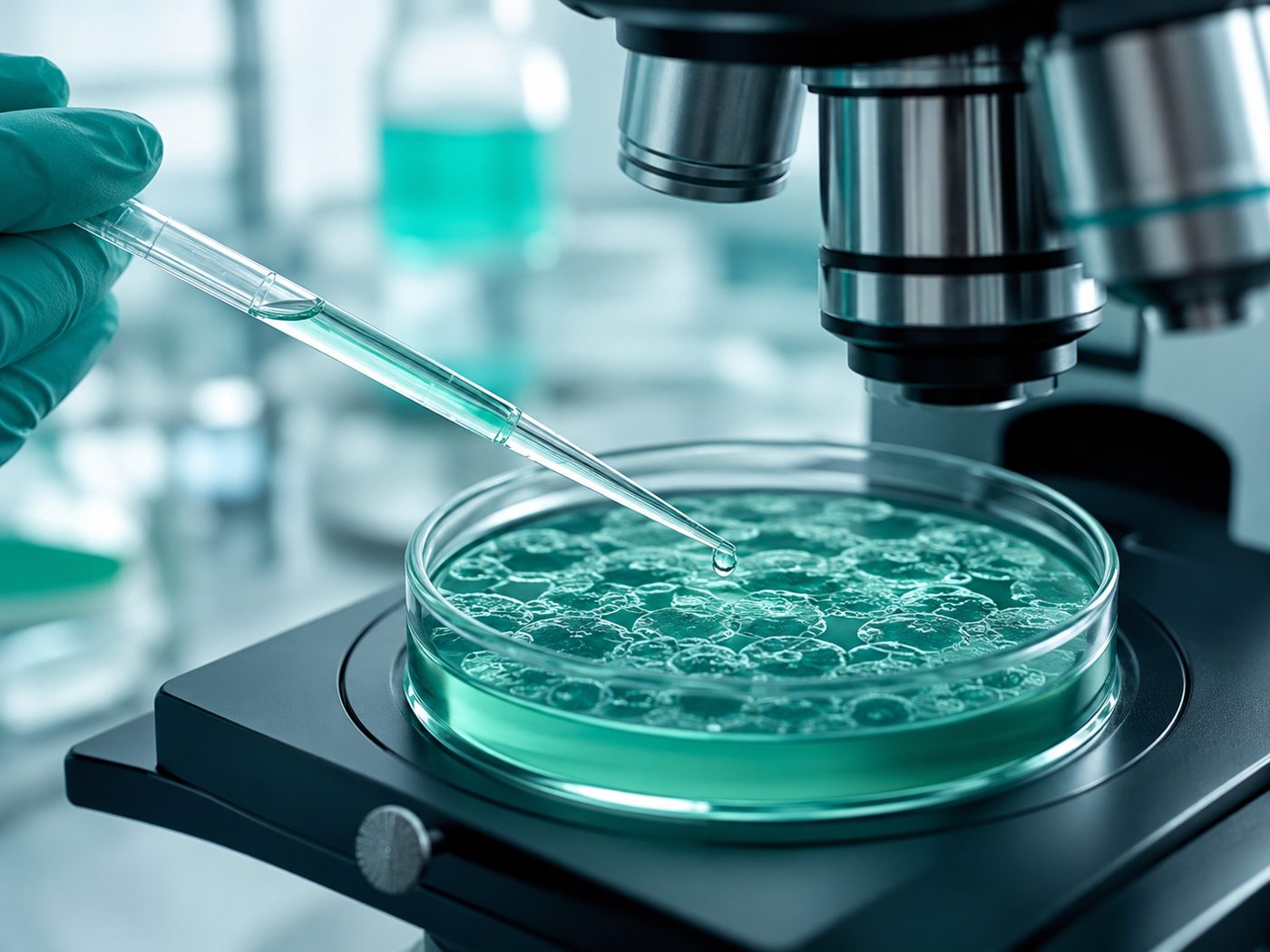 In-vitro-Wirksamkeitsstudie an lebenden Zellen